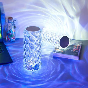 LED Crystal Table Lamp goob and 