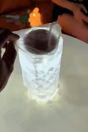 LED Crystal Table Lamp goob and 